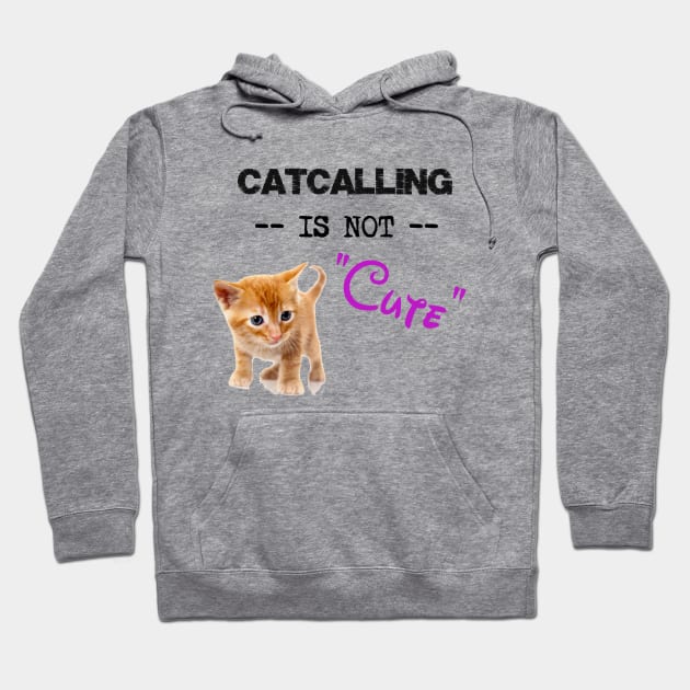 Stop Catcalling Hoodie by TheFightingFemenist